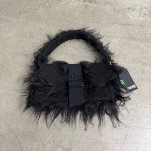 Faux Fur Shoulder Bag